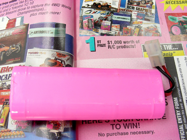Vintage 1990 Trinity MAXZILLA 7.2V 1400mAh Sanyo SCR NiCD Battery