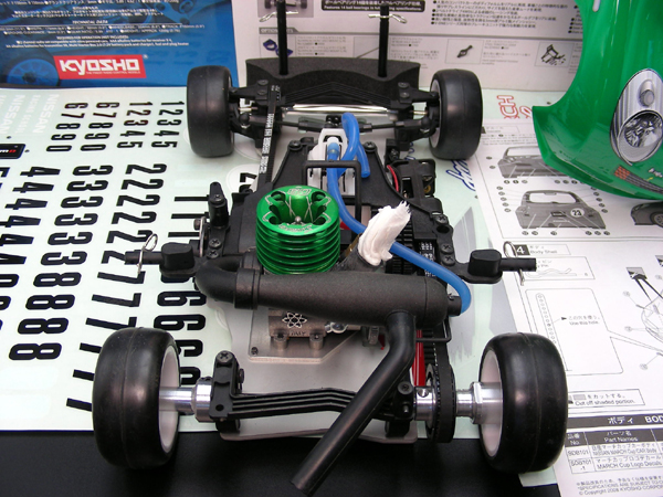 Vintage Kyosho SPADA 09L Nissan March Cup Car w 2-Speed & Tuned
