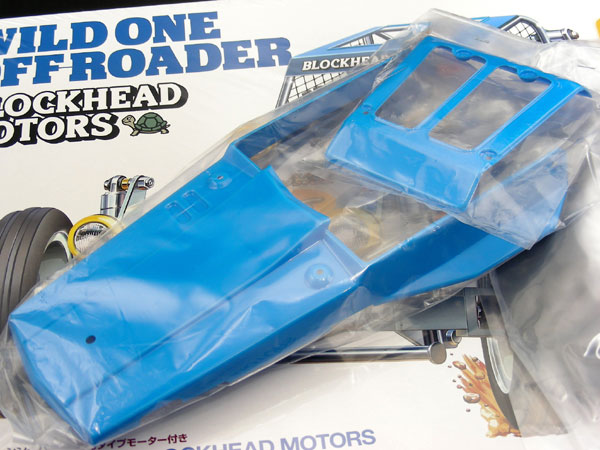 Tamiya 58695 BLOCKHEAD MOTORS Wild One Pre Painted Main Body Roof