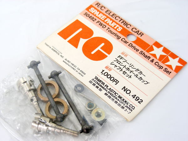 Vintage Tamiya FWD FF01 CC01 Mugen Castrol Civic Dog Bones Shafts