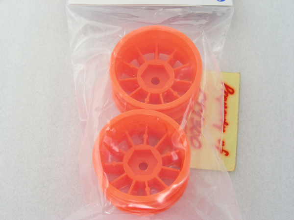 Tamiya M-Chassis M01 M02 M03 M04 FF Flourescent Orange 11-Spoke