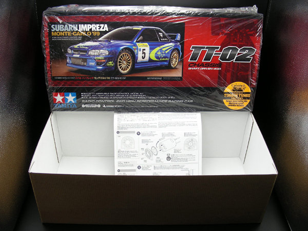 EMPTY BOX of 2016 Tamiya 58631 TT02 Subaru Impreza Monte Carlo '99