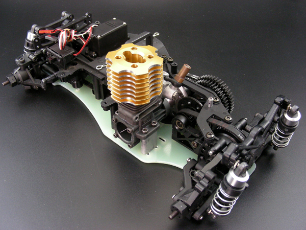 Custom CNC FRP Vintage HPI Nitro Mini RS4 3.2mm Thick G10 Chassis