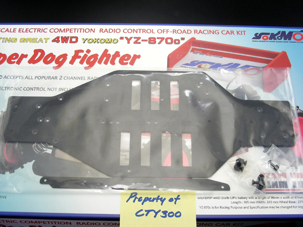 Yokomo YZ10 YZ870c Super Dog Fighter Main Chassis & Support Brace