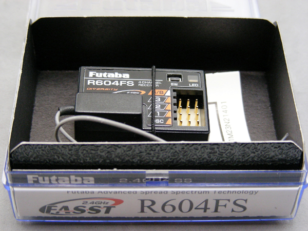 Vintage Futaba R604FS 2.4GHz 4CH FASST C2 Diversity Receiver 4PK