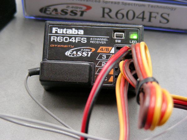Vintage Futaba R604FS 2.4GHz 4CH FASST C2 Diversity Receiver 4PK