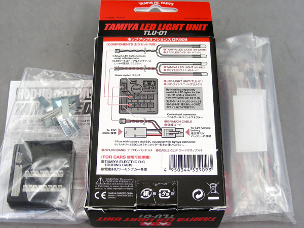 Tamiya Porsche 934 Turbo RSR TLU01 LED Light Set TA02 TA02W TA02SW